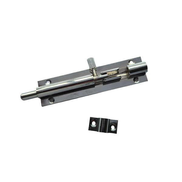Door Barrel Bolt Straight 100mm C/P