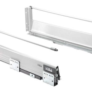 Metal Box System Grey 500 x 135mm With Rod