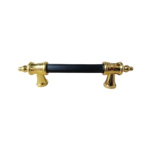 Round Handle -  Gold & Black