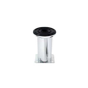 Square Plated Non-Adjustable Round Sofa Leg  - CP