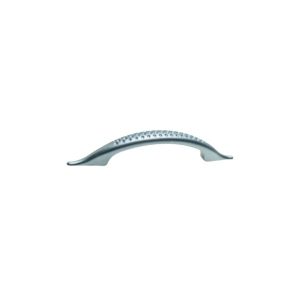 PVC Stipple Bow Handle - Silver